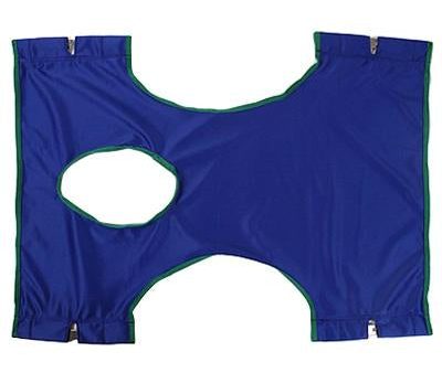 Invacare Solid Polyester Standard Sling with Commode Opening - Blue Discount