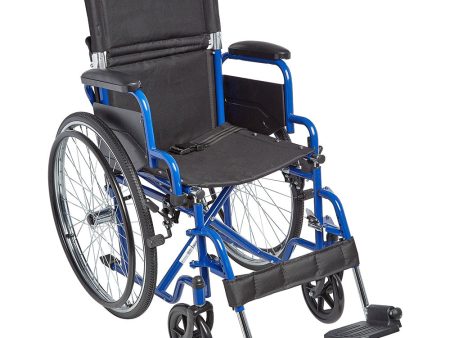 Circle Specialty Ziggo Lightweight Wheelchair for Kids - Blue, 16 inch Hot on Sale