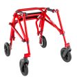 Circle Specialty Kilp 4 Wheeled with 8  Outdoor Wheels and Flip Up Seat - Red, Small Discount