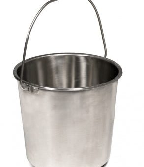 Graham Field Stainless Steel Kick Bucket Stand Set - Utility Pail For Discount