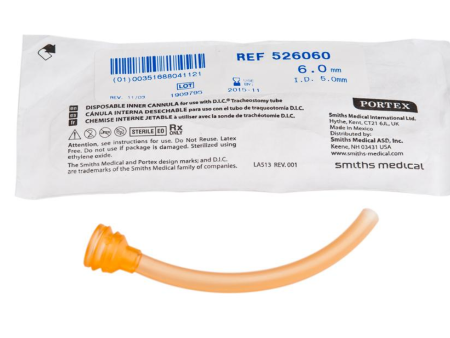 Portex 526060 - Inner Cannula 5 mm - Orange Fashion