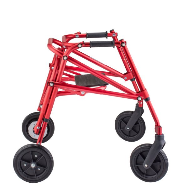 Circle Specialty Kilp 4 Wheeled with 8  Outdoor Wheels and Flip Up Seat - Red, Small Discount