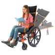 Circle Specialty Ziggo Pro Reclining Wheelchair - Orange, 12 inch Sale