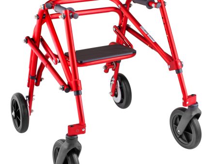 Circle Specialty Kilp 4 Wheeled with 8  Outdoor Wheels and Flip Up Seat - Red, Small Discount