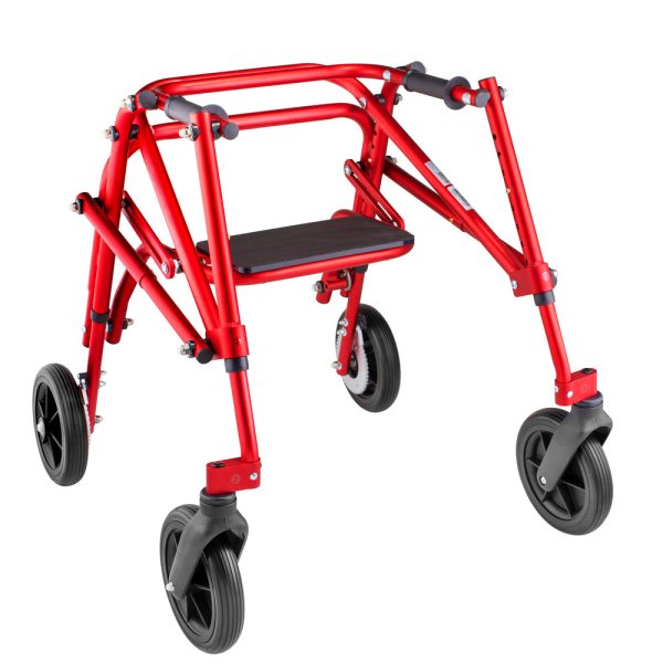 Circle Specialty Kilp 4 Wheeled with 8  Outdoor Wheels and Flip Up Seat - Red, Small Discount