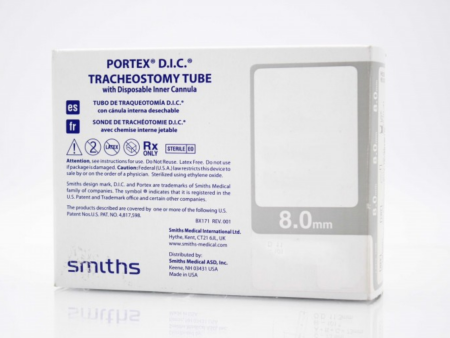 Smiths Portex D.I.C Tracheostomy Tube, Uncuffed - 8mm Hot on Sale