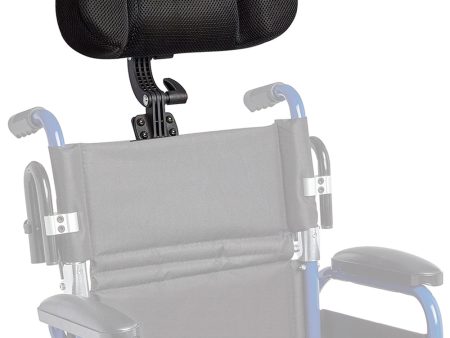 Circle Specialty Headrest with Adjustable Mounting Bracket Wheelchair - Black Online