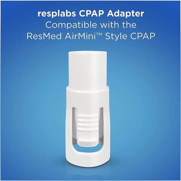 Resplabs CPAP Hose Adapter - ResMed AirMini Compatible Universal Tubing Connector - 2 Pack Online now