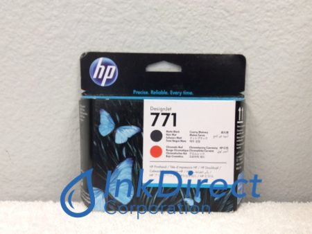 HP CE017A  HP 771 PrintHead Matt Black & Chromatic Red For Discount