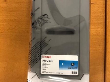 ( Expired ) Genuine Canon  2964B001AA  PFI-703C Ink Jet Cartridge Cyan Online now