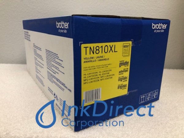 Genuine Brother TN810XLY Toner Cartridge Yellow EX470W EX670W L9410CDN L9430CDN L9470CDN For Sale