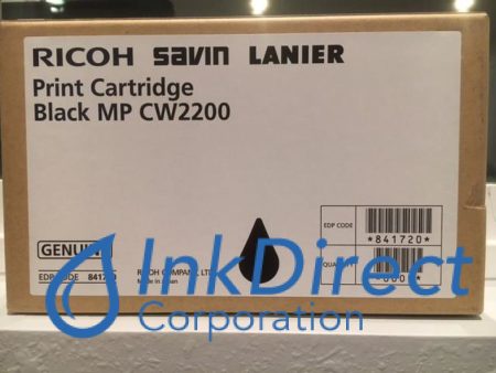 ( Expired ) Genuine Ricoh Savin Lanier 841720 MP CW2200SP Print Cartridge Black For Cheap