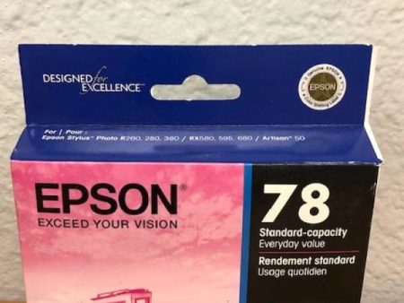 ( Expired ) Genuine Epson T078320 T0783 Epson 78 Ink Jet Cartridge Magenta Fashion