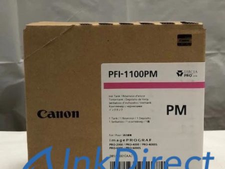 ( Expired ) Genuine Canon 0855C001 0855C001AA  PFI-1100PM Ink Tank Photo Magenta ImagePrograf Pro-2000 Pro-4000 Pro-4000S Pro-6000S Discount