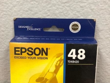 ( Expired ) Genuine Epson T048420 T0484  Epson 48 Ink Jet Cartridge Yellow For Discount