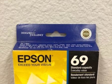 ( Expired ) Genuine Epson T069420 T0694  Epson 69 Ink Jet Cartridge Yellow Online Sale