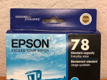 ( Expired ) Genuine Epson T078220 T0782 Epson 78 Ink Jet Cartridge Cyan Online Sale