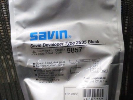 Genuine Savin 9857 - L Type 2535 Developer   Starter Black Fashion