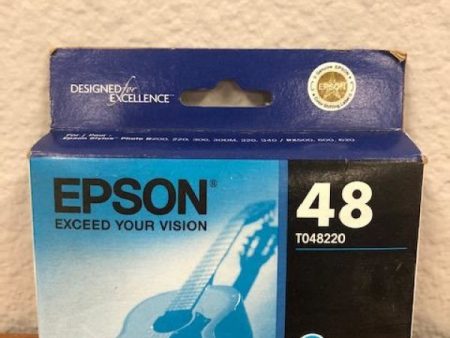 ( Expired ) Genuine Epson T048220 T0482  Epson 48 Ink Jet Cartridge Cyan Hot on Sale