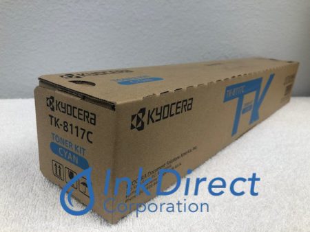 Genuine Kyocera Mita 1T02P3CUS0 TK8117C TK-8117C  Toner Cartridge Cyan For Sale