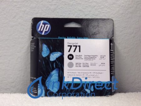 HP CE020A HP 771 PrintHead Light Gray & Photo Black Online Hot Sale