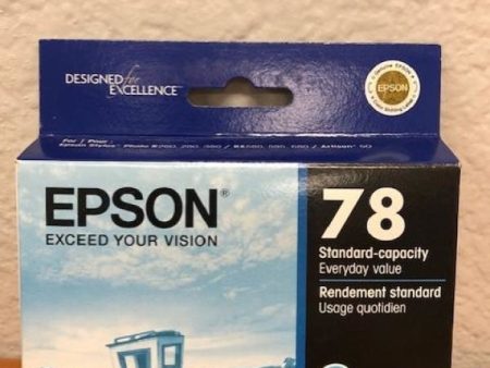 ( Expired ) Genuine Epson T078520 T0785 Epson 78 Ink Jet Cartridge Light Cyan Supply