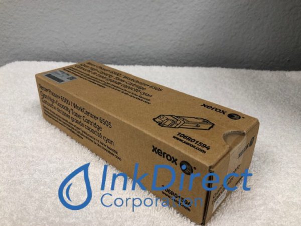 Xerox 106R1594 106R01594 Phaser 6500 High Yield Toner Cartridge Cyan Online Sale