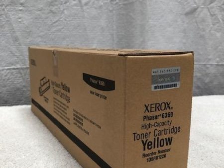 Xerox 106R1220 106R01220 Phaser 6360 High Yield Toner Cartridge Yellow Supply