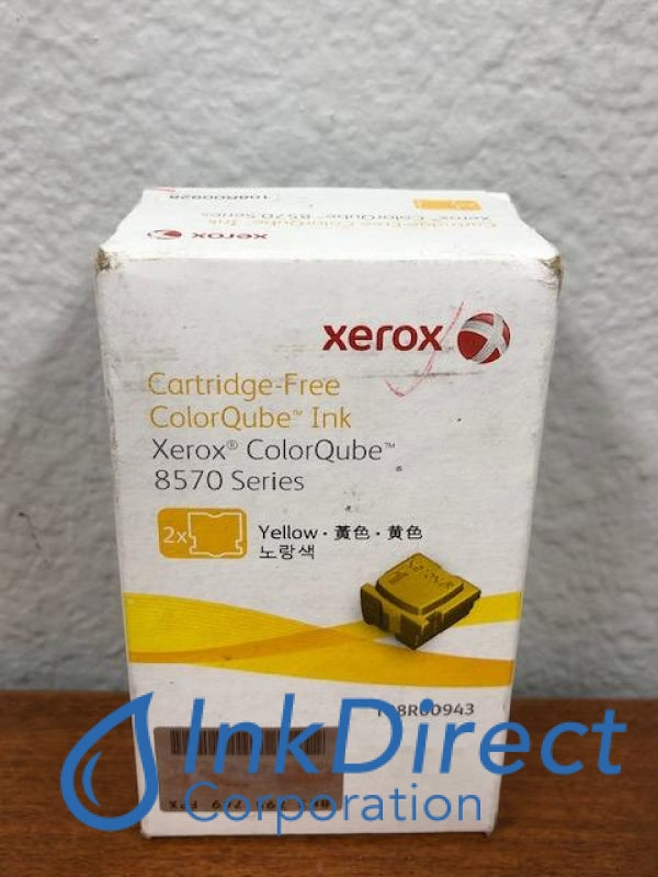 Xerox 108R943 108R00943 ColorQube 8570 Ink Stick Yellow Fashion