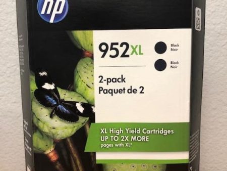 HP N9K29BN (  F6U19AN * 2 ) HP 952XL Twin Pack Ink Jet Cartridge Black Hot on Sale