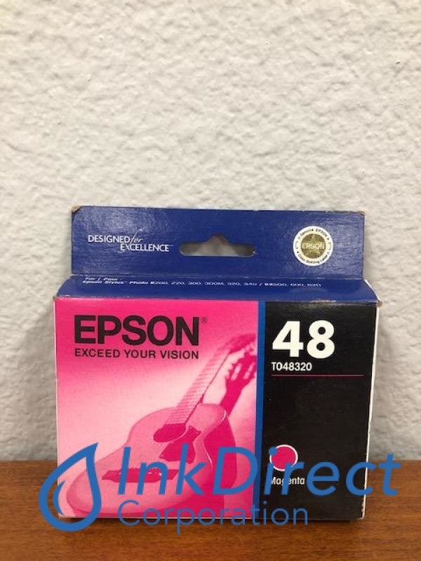 ( Expired ) Genuine Epson T048320 T0483  Epson 48 Ink Jet Cartridge Magenta Online Hot Sale