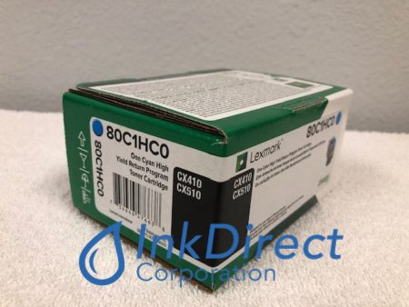 Genuine Lexmark 80C1HC0 801HC Return Program Toner Cartridge Cyan CX410DE CX410DTE CX410E CX510DE CX510DHE CX510DTHE Online Hot Sale