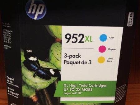 HP N9K30BN ( L0S61AN L0S64AN L0S67AN ) HP 952XL Cyan Magenta Yellow  Ink Jet Cartridge Color Hot on Sale