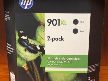 HP CZ721BN  ( CC654AN  x 2 )  HP 901XL Twin Pack Ink Jet Cartridge Black Sale