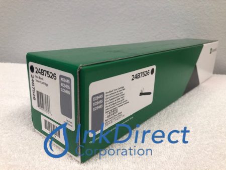 Genuine Lexmark 24B7526 Toner Cartridge Black XC9445 XC9455 XC9465 on Sale