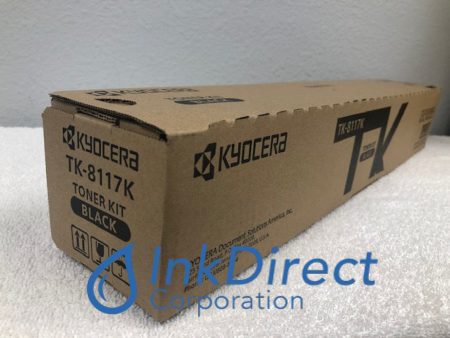 Genuine Kyocera Mita 1T02P30US0 TK8117K TK-8117K  Toner Cartridge Black Hot on Sale