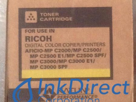 Compatible Replacement for Ricoh Savin Lanier 841339   MP C3000   C3030   LD430C Print Cartridge Yellow on Sale