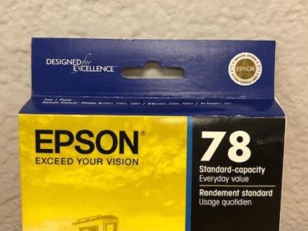 ( Expired ) Genuine Epson T078420 T0784 Epson 78 Ink Jet Cartridge Yellow Sale