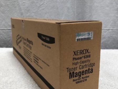 Xerox 106R1219 106R01219 Phaser 6360 High Yield Toner Cartridge Magenta Fashion