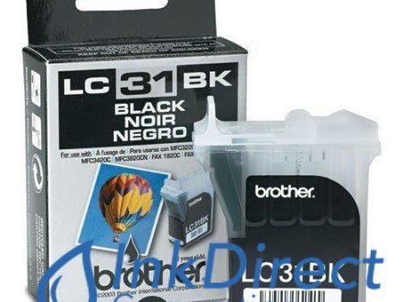 ( Expired ) Genuine Brother LC31BK LC-31BK   Ink Jet Cartridge Black Supply