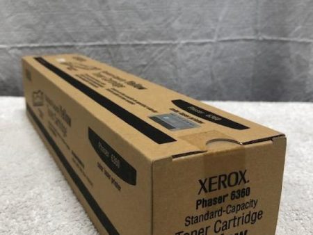 Xerox 106R1216 106R01216 Phaser 6360 Standard Yield Toner Cartridge Yellow Hot on Sale