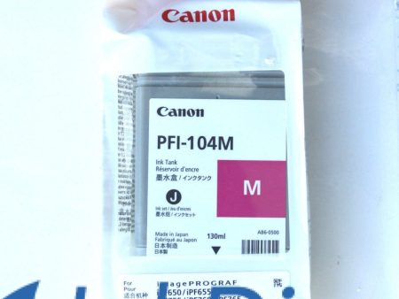 ( Expired ) Genuine Canon 3631B001AA PFI-104M Ink Jet Cartridge Magenta For Cheap