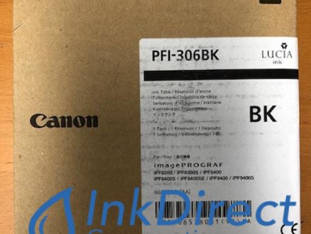 ( Expired ) Genuine Canon 6657B001AA   PFI-306BK Ink Tank Black on Sale