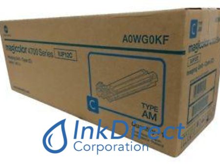 Genuine Konica Minolta A0WG0KF IUP12C IU-P12C 4700 Series Image Unit Cyan MagiColor 4750 Hot on Sale