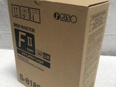 Riso G S8188UA S-8188UA  F II Type 30 A4 Master Cheap