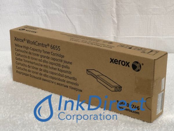 Xerox 106R2746 106R02746  Toner Cartridge Yellow WorkCentre 6655 6655X Discount