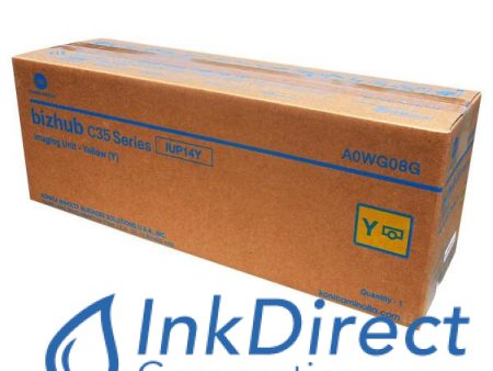 Genuine Konica Minolta A0WG08M  IU-P14Y IUP14Y Image Unit Yellow BizHub C25 C35 C35P on Sale