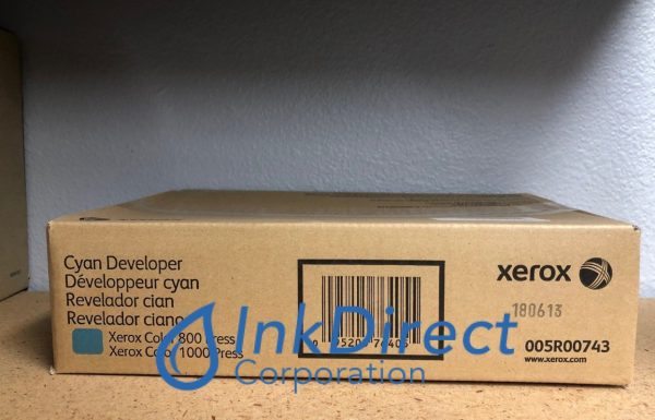 Xerox 5R743 005R00743 Developer Cyan Digital Color Press 800 1000 Supply