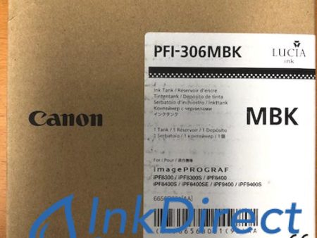 ( Expired ) Genuine Canon 6656B001AA   PFI-306MBK Ink Tank Matt Black Online Hot Sale