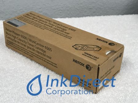 Xerox 106R1597 106R01597 Phaser 6500 High Yield Toner Cartridge Black on Sale